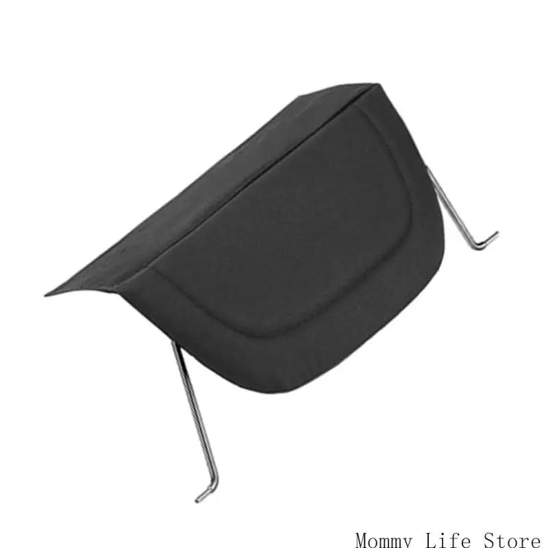 Stroller Leg Rest Extender Compatible with Joolz AER and AER+, Black Fabric and Metal Footrest Support for Everyday Walks and Outings
