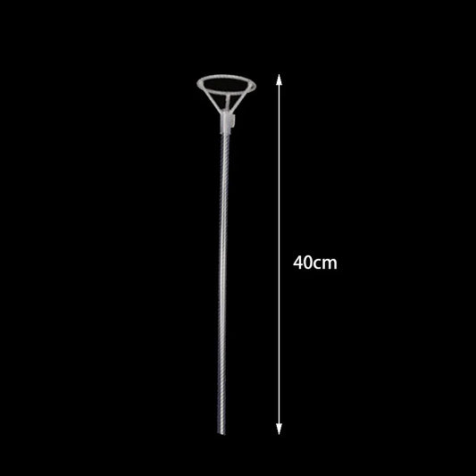 Balloon Holder Sticks for Bobo Balloon Decorations, White and Clear Support Rods in 40cm or 70cm for Birthday Parties and Weddings, 10-100 Pieces