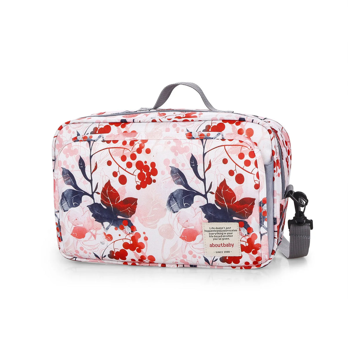 Baby Diaper Bag Wet Dry Storage Pouch with Printed Designs, Reusable Organizer for Diaper Changes, Baby Essentials and Everyday Outings
