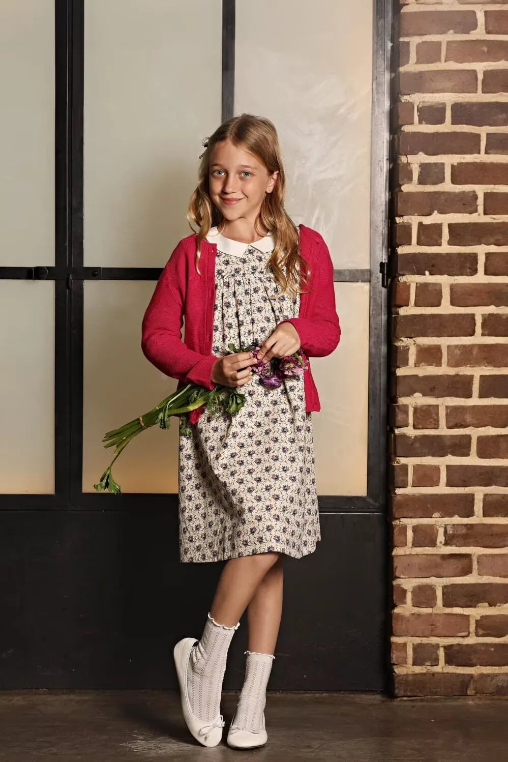 Floral Sibling Matching Clothing with Girls Dresses, Skirts and Tops, Baby Romper and Set Options for Family Photos and Holiday Outfits