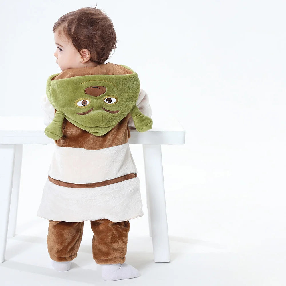 Baby Monster Costume Jumpsuit for Infants and Toddlers, Cute Kigurumi Onesie for Halloween Dress-Up, Cosplay and Family Photos, Sizes 3M–3T
