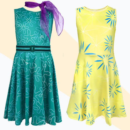 Inside Out Inspired Character Costume for Kids and Adults, Joy, Anger, Anxiety and More Options for Halloween, Cosplay and Stage Dress-Up