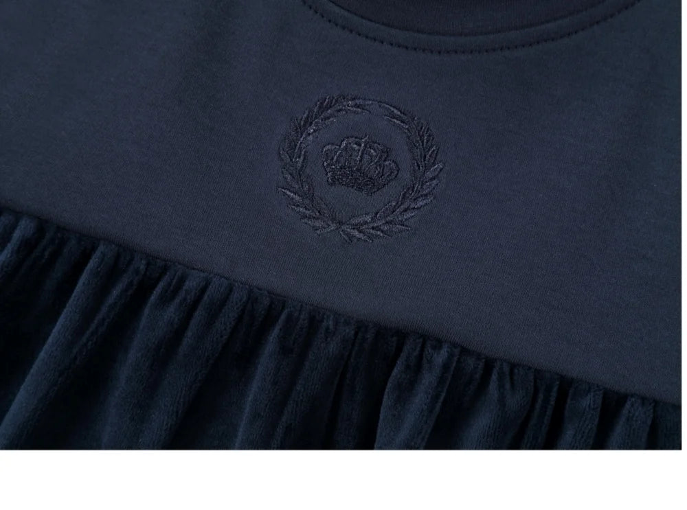 Velour Family Matching Outfits, Girls Jersey and Velour Maxi Dress with Coordinating Boys and Girls Sets and Baby Romper Styles