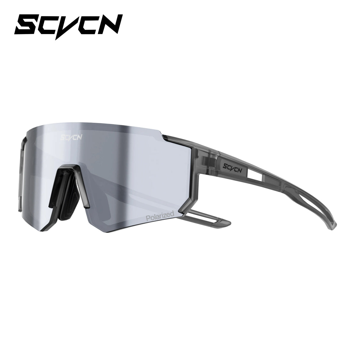 Kids Cycling Sunglasses by SCVCN for Ages 6-14, UV400 TR90 Sports Eyewear with Adjustable Nose Pads and Photochromic or Polarized Options