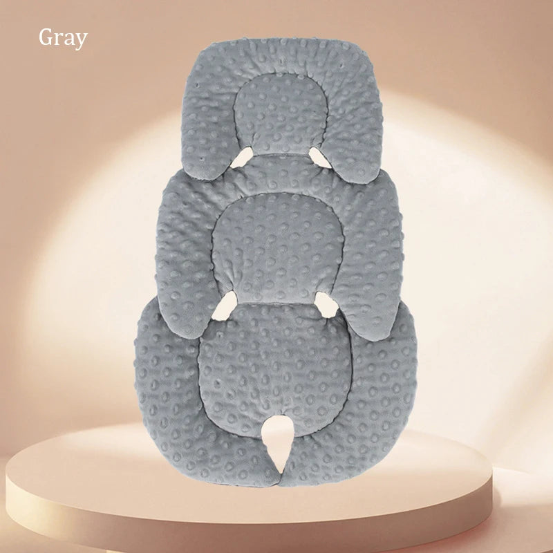 Stroller Seat Pad in Polyester-Cotton, Padded Baby Cushion with Double-Sided Options, 60 x 36 cm Liner for Compatible Strollers
