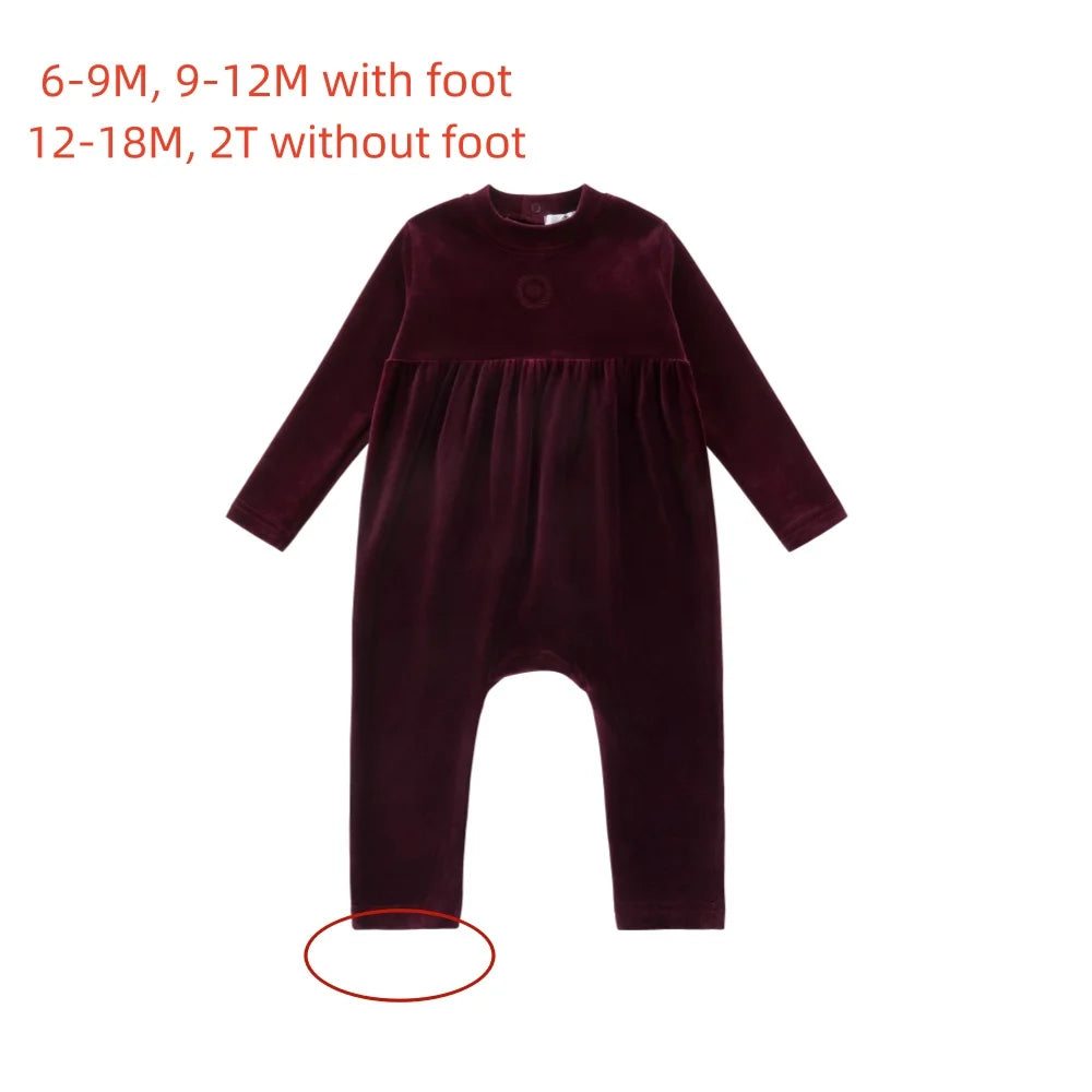 Velour Family Matching Outfits, Girls Jersey and Velour Maxi Dress with Coordinating Boys and Girls Sets and Baby Romper Styles