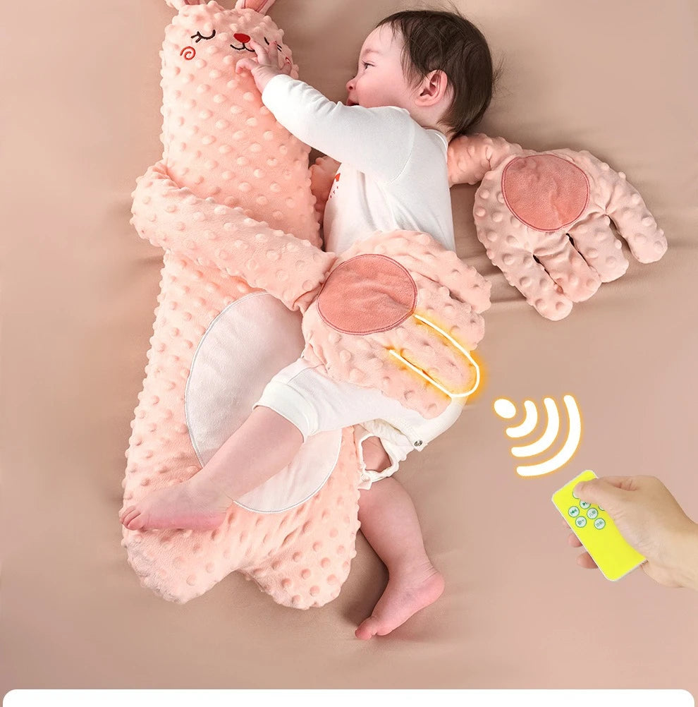 Remote Control Patting Plush Doll, Electric Animal-Shaped Companion with Palm Tapping Mechanism in Giraffe, Rabbit, Bear or Goose Designs