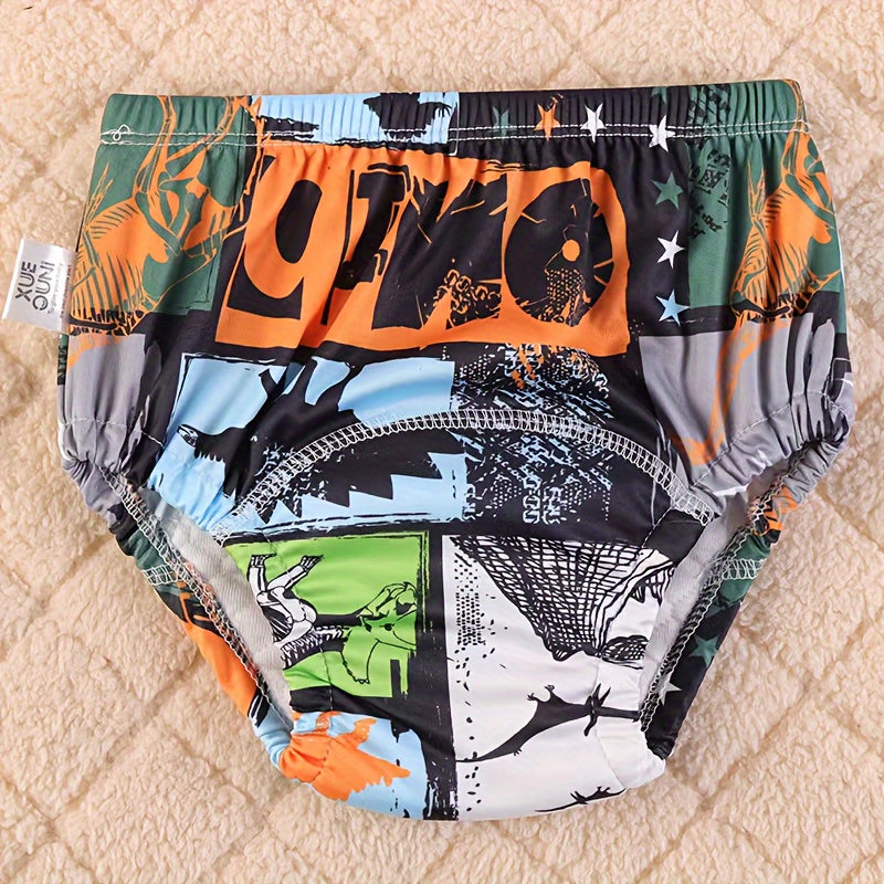 Breathable Polyester Potty Training Pants 3-Pack, Soft Comfortable Underwear for Diaper Learning, Washable Reusable Toddler Training Underwear, Lightweight Everyday Potty Training