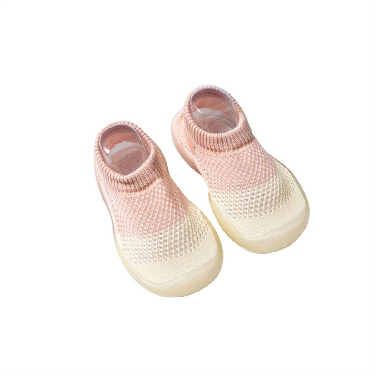 Non-Slip Infant Slippers for Toddlers - Soft Elastic Indoor Shoes with Secure Straps, Unisex Design for Boys & Girls 6 Months to 3 Years, Machine Washable