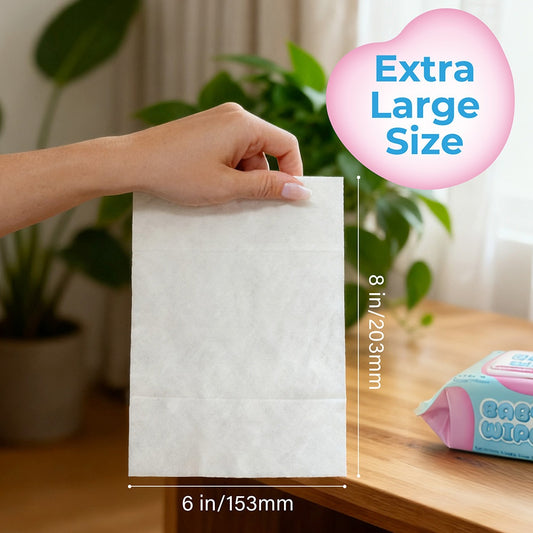 Unscented Baby Wet Wipes Bulk 8-Pack, 640 Extra-Thick Alcohol-Free Wipes for Infants and Toddlers, 80 Wipes Per Pack for Daily Diaper Changes