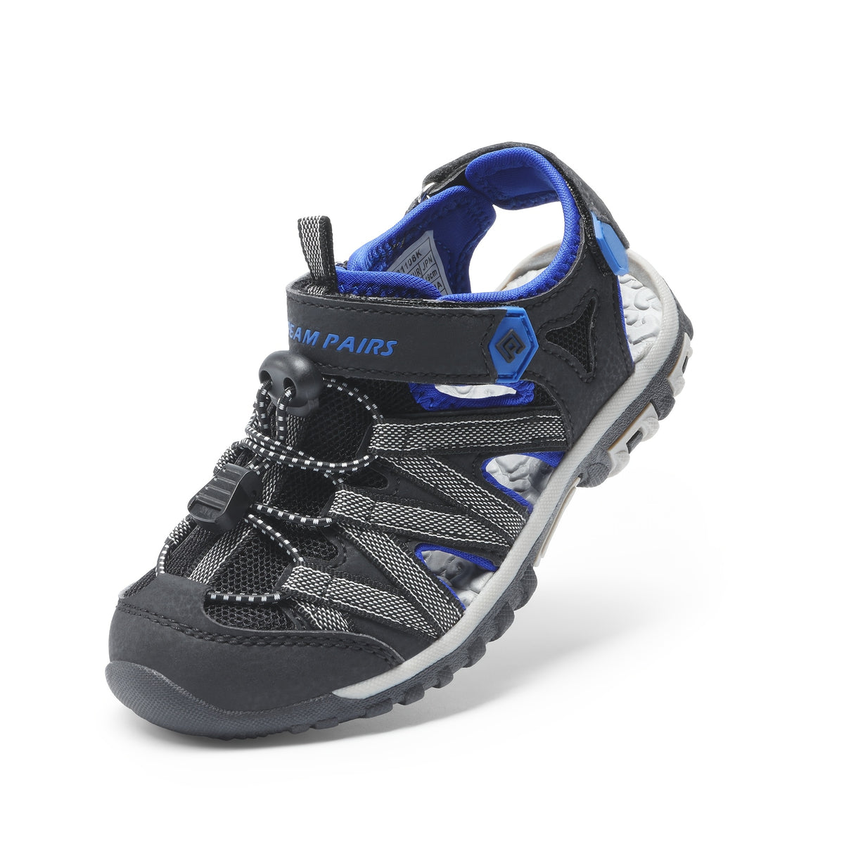Kids Mesh Closed-Toe Sandals for Boys and Girls | Adjustable Two-Strap Outdoor Summer Shoes with EVA Soles for Toddler to Big Kid Sizes