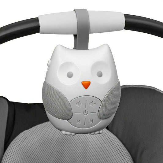 Infant Sound Machine with 5 Soothing Sounds and 3 Timer Settings, Portable White Noise Soother for Nursery Routines, Travel and Baby Registry Gifts