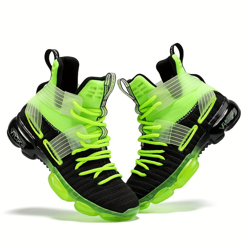 Blue Kids Running and Tennis Sneakers for Boys and Girls, Sporty Everyday Shoes in Little Kid and Big Kid Sizes for Active Casual Outfits