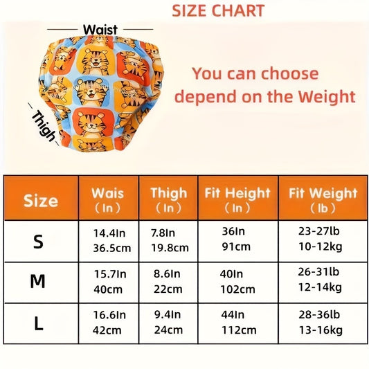 Animal Print Toddler Training Underwear 8-Pack for Boys and Girls, Potty Learning Pants for Daytime Practice with Light Accident Protection
