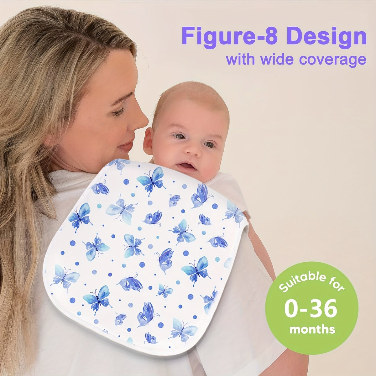Baby Burp Cloths 10-Piece Set with Printed Style Options, Newborn Spit-Up Cloths and Washcloths for Boys and Girls, Everyday Feeding Essentials