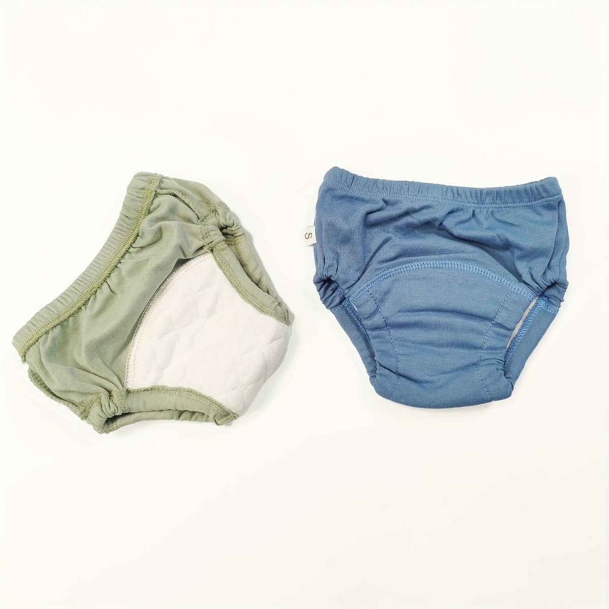 Breathable Toddler Potty Training Briefs 6-Pack, Soft Learning Underwear for Boys and Girls in Blue, Pink or Cartoon Styles with Weight-Based Sizes
