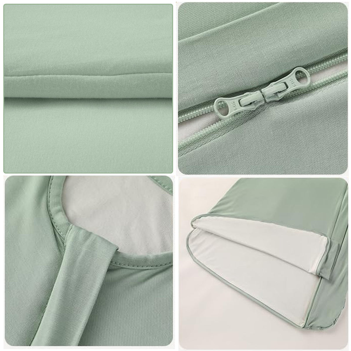 Bamboo Baby Sleep Sack TOG 0.5, Super Soft Wearable Blanket for Infants and Toddlers, Breathable Sleeping Sack with 2-Way Zipper for Easy Diaper Changes, Perfect Baby Shower Gift for Warm Nights