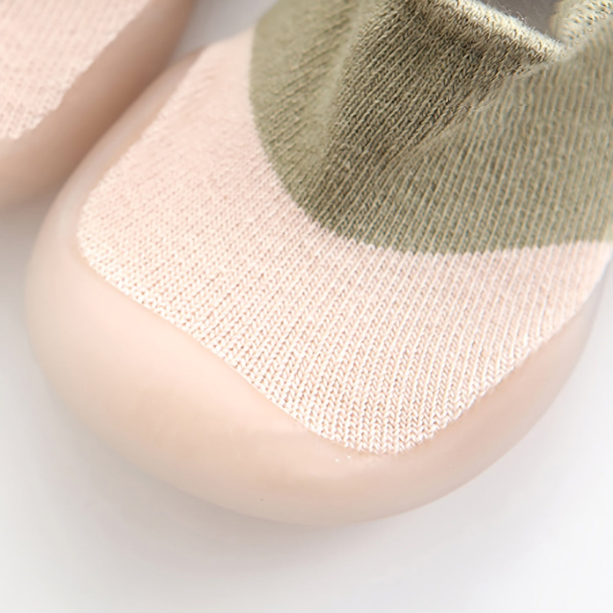 Breathable Baby Sock Shoes for First Walking - Soft Rubber Sole Infant Sneakers, Non-Slip Floor Slippers for Boys & Girls, Lightweight Everyday Comfort