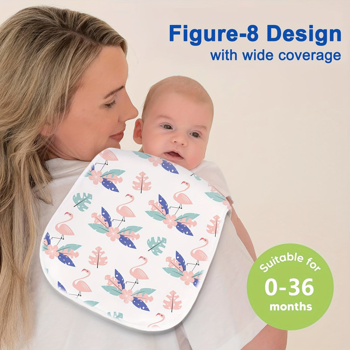 Baby Burp Cloths 10-Piece Set with Printed Style Options, Newborn Spit-Up Cloths and Washcloths for Boys and Girls, Everyday Feeding Essentials