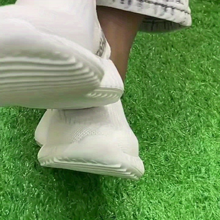 Kids Slip-On Mid-Top Sneakers for Boys and Girls, Lightweight Breathable Outdoor Play Shoes with Cushioned Sole in Toddler, Little Kid and Big Kid Sizes