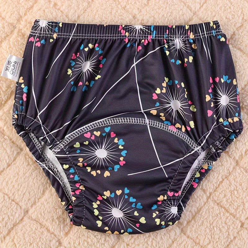 Breathable Polyester Potty Training Pants 3-Pack, Soft Comfortable Underwear for Diaper Learning, Washable Reusable Toddler Training Underwear, Lightweight Everyday Potty Training