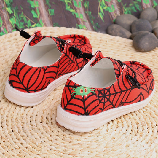 Boys Red Mesh Sneakers, Lightweight Breathable Casual Shoes for Toddler, Little Kid and Big Kid Indoor or Outdoor Spring and Fall Wear