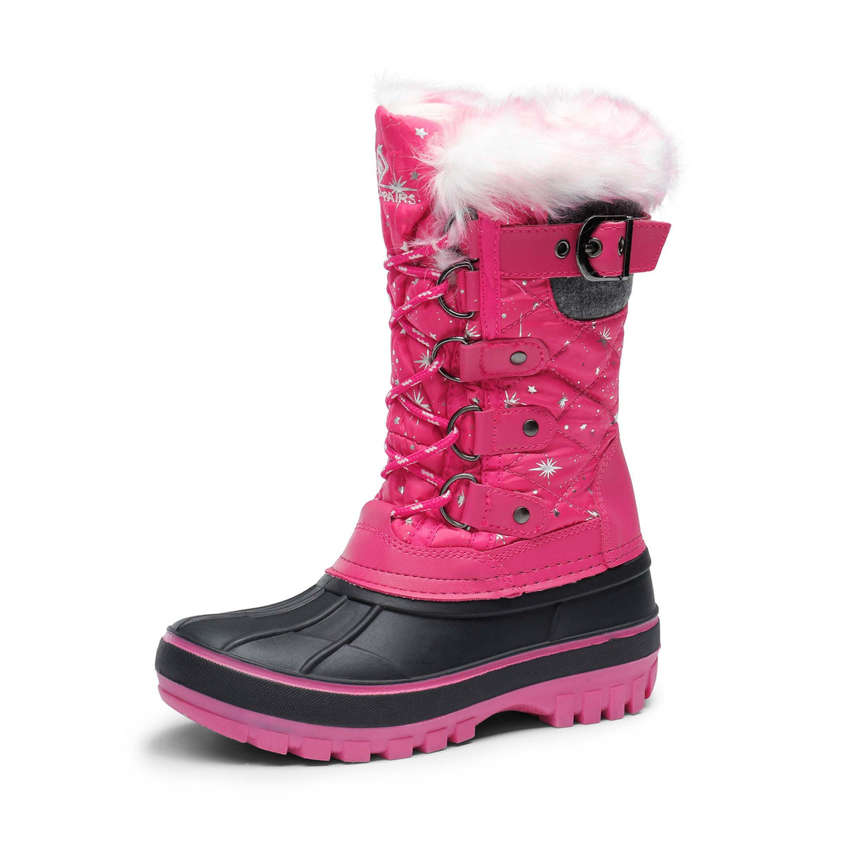 Waterproof Kids Snow Boots by DREAM PAIRS, Thermolite-Insulated Winter Footwear with One-Pull Bungee Laces for Toddler, Little Kid and Big Kid
