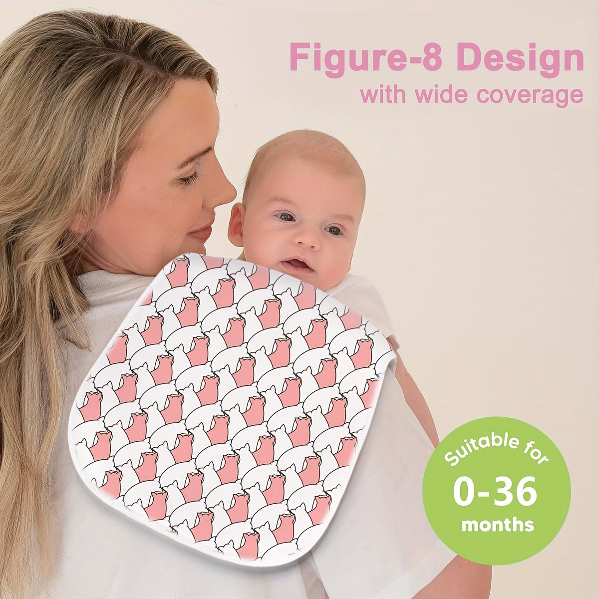 Baby Burp Cloths 10-Piece Set with Printed Style Options, Newborn Spit-Up Cloths and Washcloths for Boys and Girls, Everyday Feeding Essentials