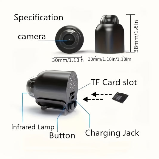 WiFi Home Monitoring Camera with 1296P Video, Night Vision and Two-Way Audio, Smartphone Remote Viewing for Nursery and Indoor Spaces, 1 to 12 Camera Options