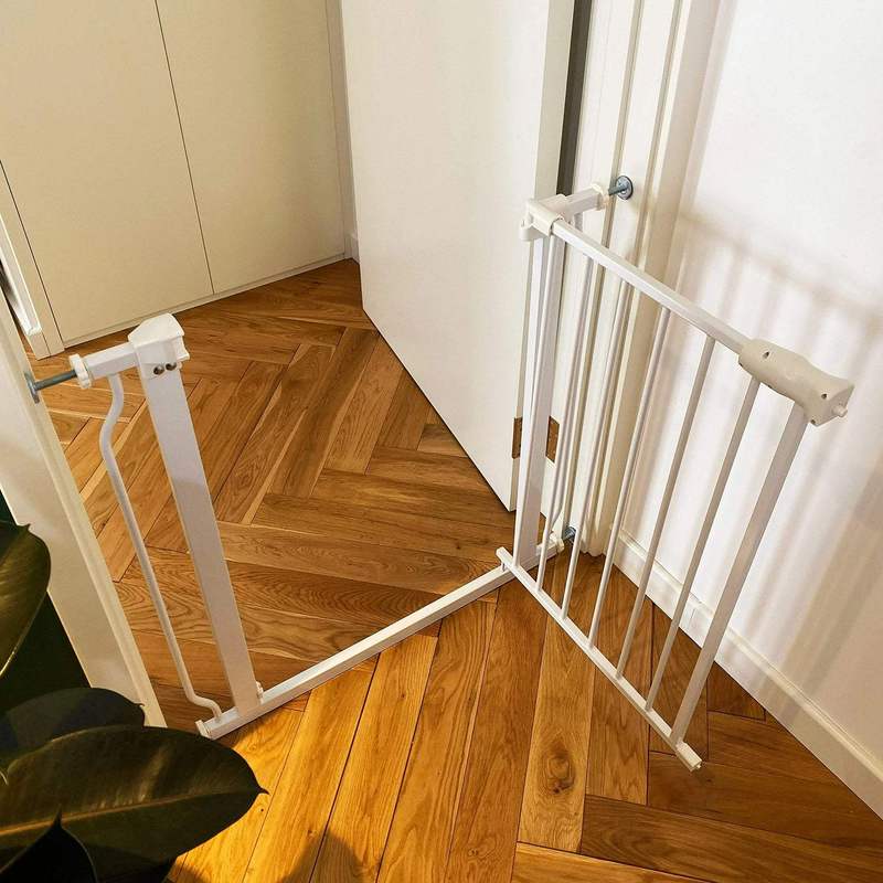 Walk-Through Baby Safety Gate by BalanceFrom, White Open-Box Doorway Barrier for Baby and Pets, Home Room Separation and Everyday Access