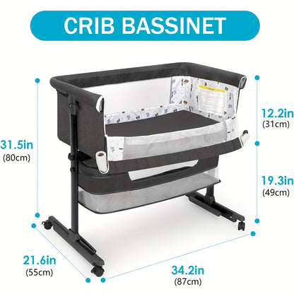 Children's Bed for Kids Room, Lightweight 12.79 lb Sleep Furniture with 44.09 lb Maximum Child Weight Limit, Pink, Black and Gray Color Options