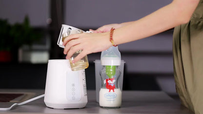 12-in-1 Baby Bottle Warmer with Timer, Fast Milk Heater for Breastmilk and Formula, Keep Warm, Thawing and Baby Food Jar Heating