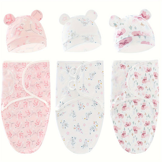 Newborn Swaddle Sacks 3-Pack for Babies 0-3 Months, Ergonomic Baby Swaddles for Early Sleep Routines, Multiple Color Options for Everyday Use