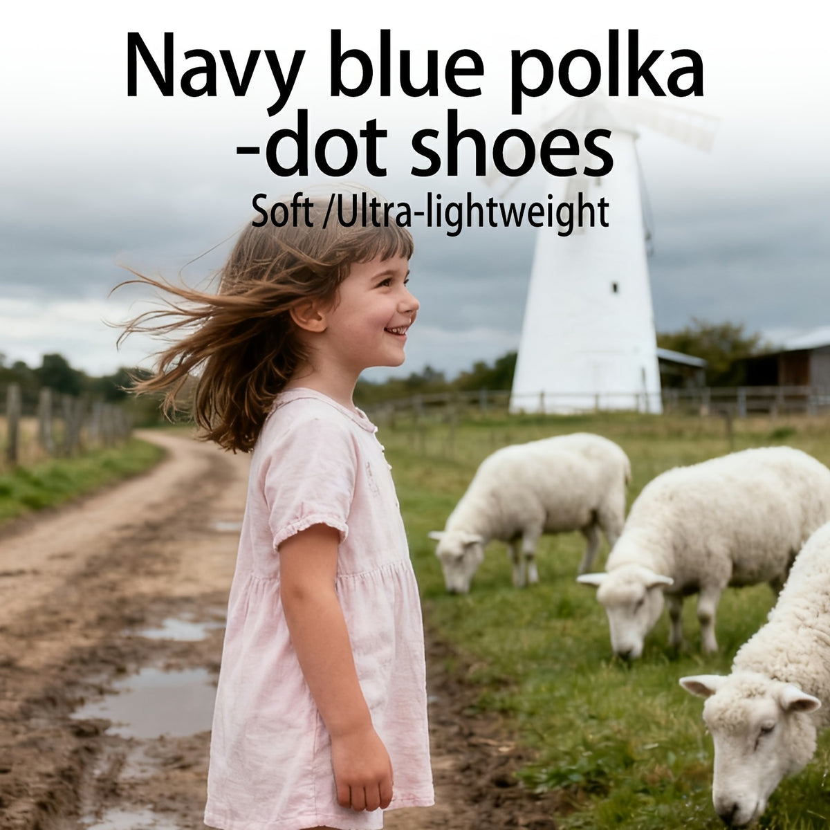 Kids Rain Boots in Cyan, PVC Short Ankle Boots with Polka Dot and Cartoon Prints, Easy-Clean Non-Slip Sole for Toddler and Little Kid Rainy-Day Outdoor Play