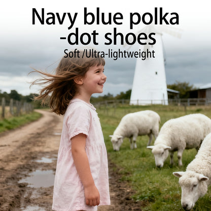 Kids Rain Boots in Cyan, PVC Short Ankle Boots with Polka Dot and Cartoon Prints, Easy-Clean Non-Slip Sole for Toddler and Little Kid Rainy-Day Outdoor Play