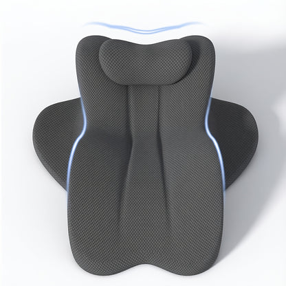 Pregnancy Wedge Pillow with Memory Foam, Ergonomic Maternity Support Cushion for Bed, Reading or Relaxing in Sky Blue or Navy Blue