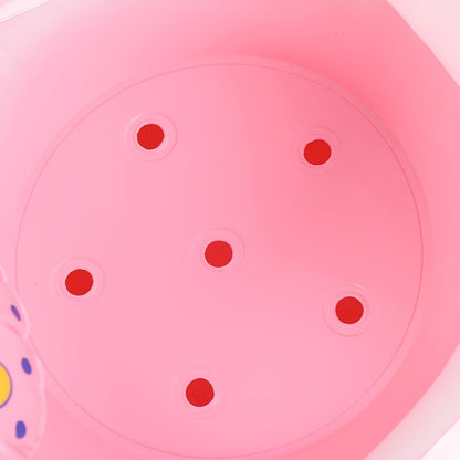 Inflatable Baby Seat with UFO-Style Design, PVC Sit-Up Floor Chair for Supervised Play and Sitting Practice, Blue and White or Pink and White Color Options