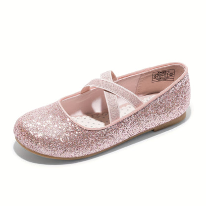 Buckle-Strap Girls Mary Jane Ballet Flats - Classic Dress Shoes with Adjustable Strap, Round Toe, Multiple Colors for Toddler, Little Kid & Big Kid, Perfect for Parties, Weddings & Everyday Wear
