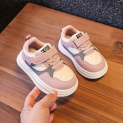 Kids Casual Sneakers with Round Toe and Low-Top Design, Cartoon and Bow-Detail Sport-Style Shoes for Toddler and Little Kid Spring Outfits