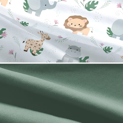 Cradle Bassinet Fitted Sheet Set of 4, 33 x 20 x 4 Inches, Fits Oval Rectangular and Other Mattresses, Soft Skin-Friendly All-Season Fabric, Sheets Only No Mattress Included, Baby Nursery Bedding