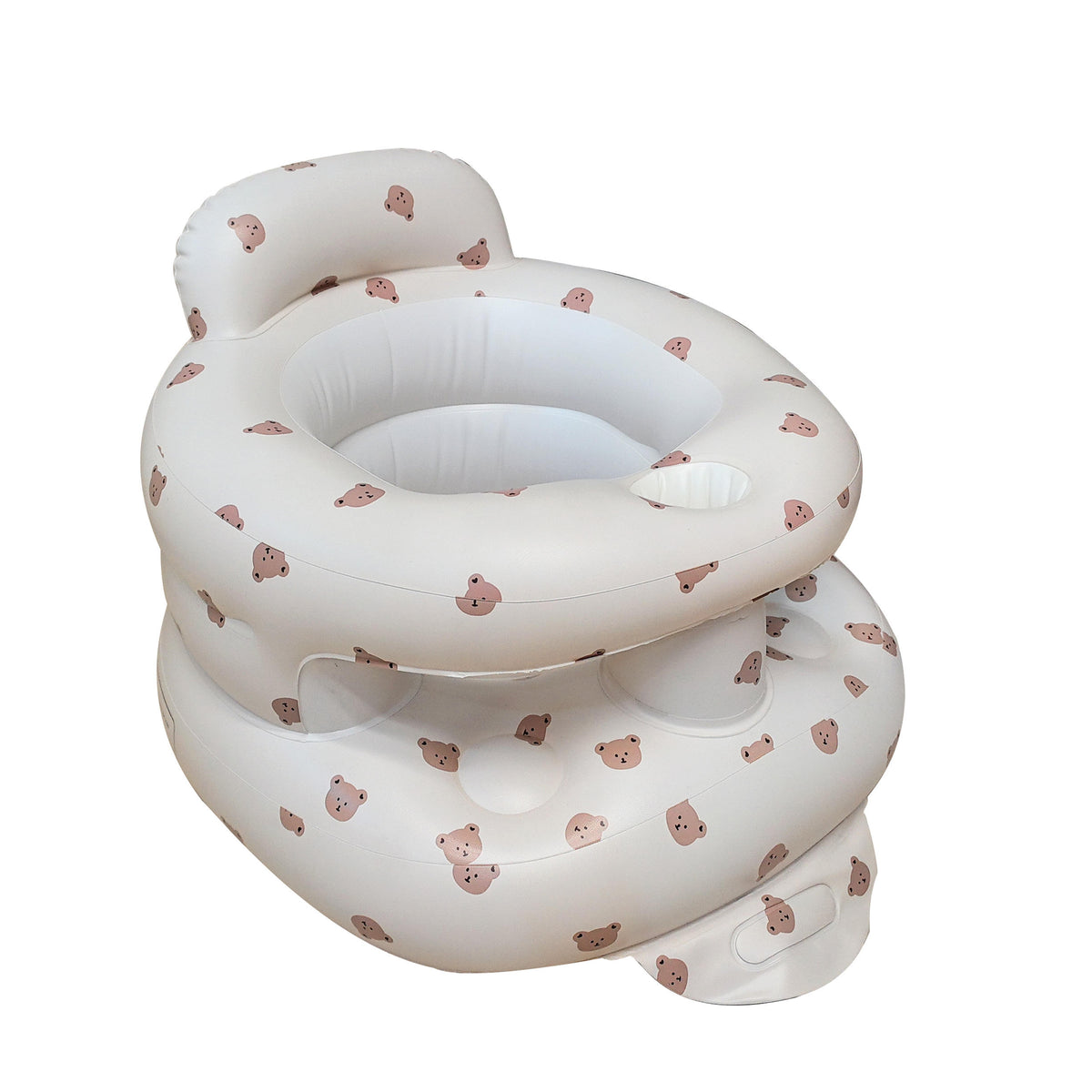 Inflatable Baby Sit-Up Chair Seat for Learning to Sit, Spine-Safe Infant Sitting Support Sofa, Portable Posture Training Gadget for Babies Practicing Independent Upright Sitting at Home