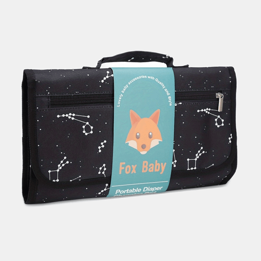 One-Handed Travel Changing Mat, Portable Diaper Changing Pad for Changing Bags & Changing Tables – Compact, Lightweight Design, Unisex Baby Shower & Holiday Gift Essential