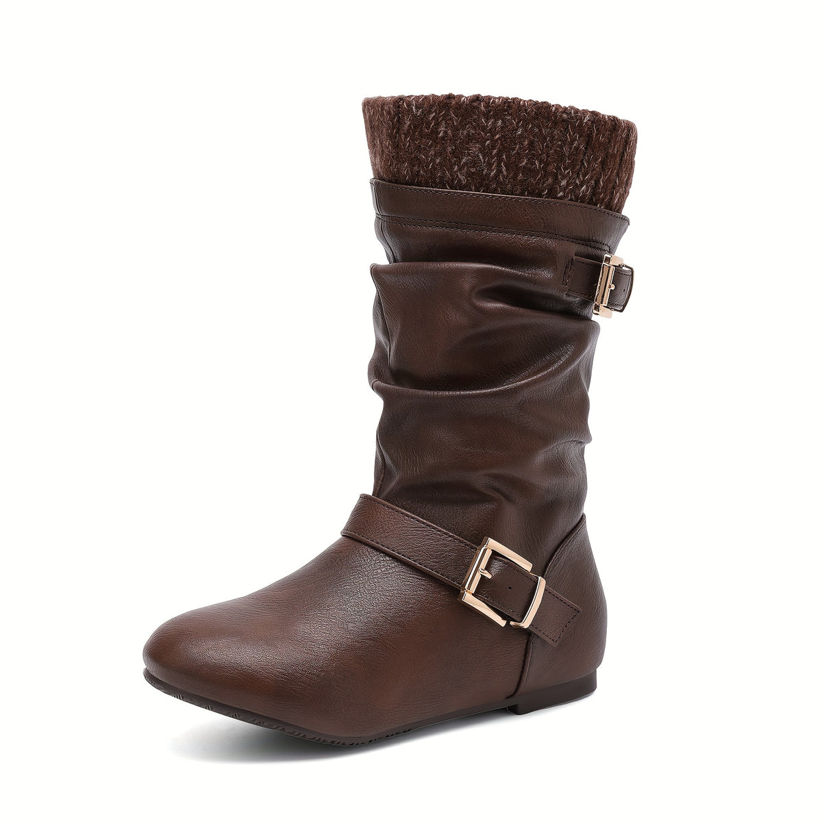 Faux Fur Lined Knee-High Winter Riding Boots for Girls - Fashionable Comfortable Tall Boots with Soft Lining, Warm Cold-Weather Footwear for Toddler, Little Kid & Big Kid