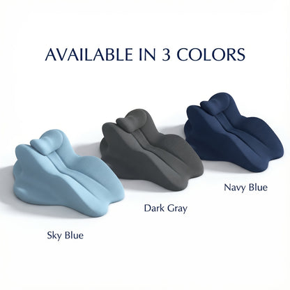 Pregnancy Wedge Pillow with Memory Foam, Ergonomic Maternity Support Cushion for Bed, Reading or Relaxing in Sky Blue or Navy Blue