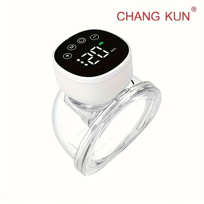 Hands Free Electric Breast Pump by CHANG KUN, Wearable In-Bra Milk Collector with 3 Modes, 9 Levels and 6.09 oz Capacity, 1 or 2 Pack