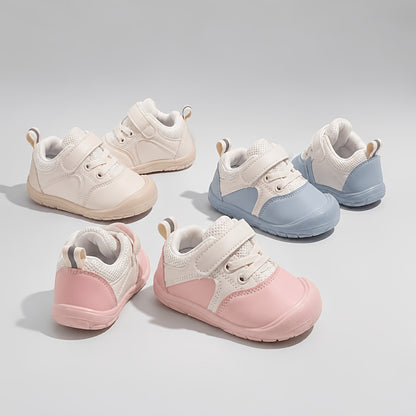 Breathable Non-Slip Low-Top Sneakers for Baby Girls - Casual Comfortable Walking Shoes, Lightweight Everyday Wear for Toddler & Little Kid, All Season Fit