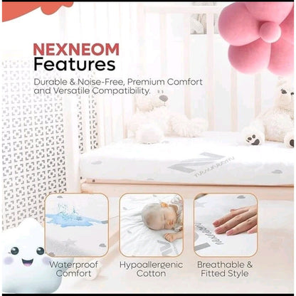 Playard Mattress 38 x 26 Inch Memory Foam Pad with Removable Washable Cover, Breathable Pack and Play Mattress Replacement for Compatible Playards, Check Fit Before Use