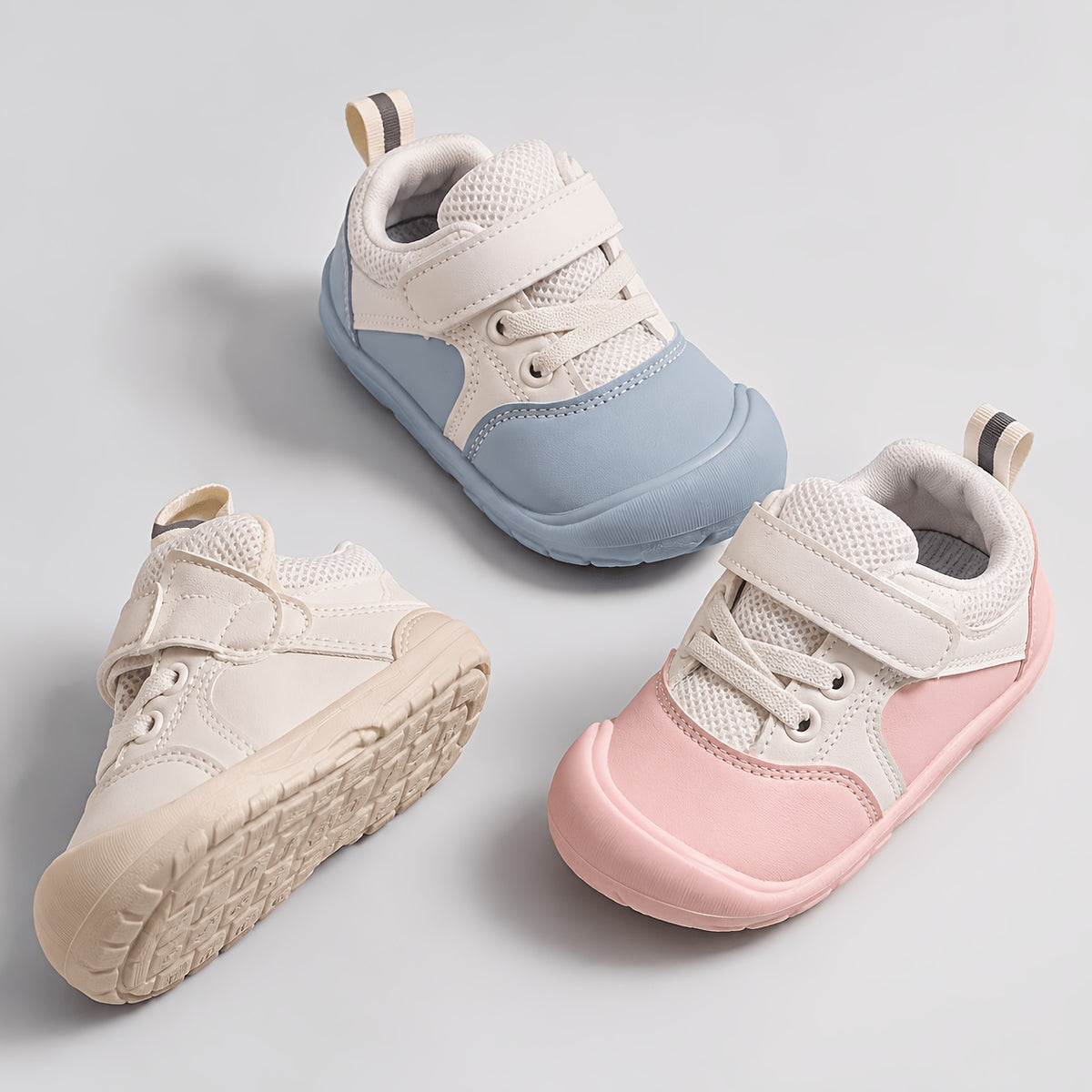 Breathable Non-Slip Low-Top Sneakers for Baby Girls - Casual Comfortable Walking Shoes, Lightweight Everyday Wear for Toddler & Little Kid, All Season Fit