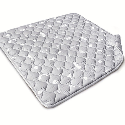 Patterned Baby Floor Mat 50 x 50 Inches, Soft Washable Playpen and Crawling Surface with Anti-Slip Bottom for Tummy Time and Supervised Indoor Play