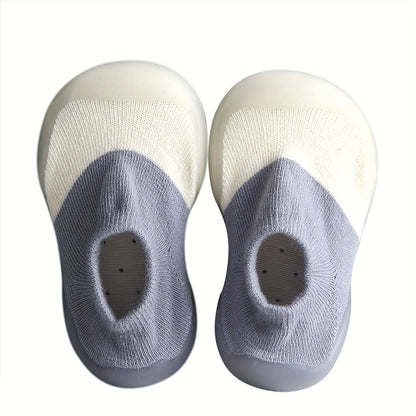 Breathable Baby Sock Shoes for First Walking - Soft Rubber Sole Infant Sneakers, Non-Slip Floor Slippers for Boys & Girls, Lightweight Everyday Comfort